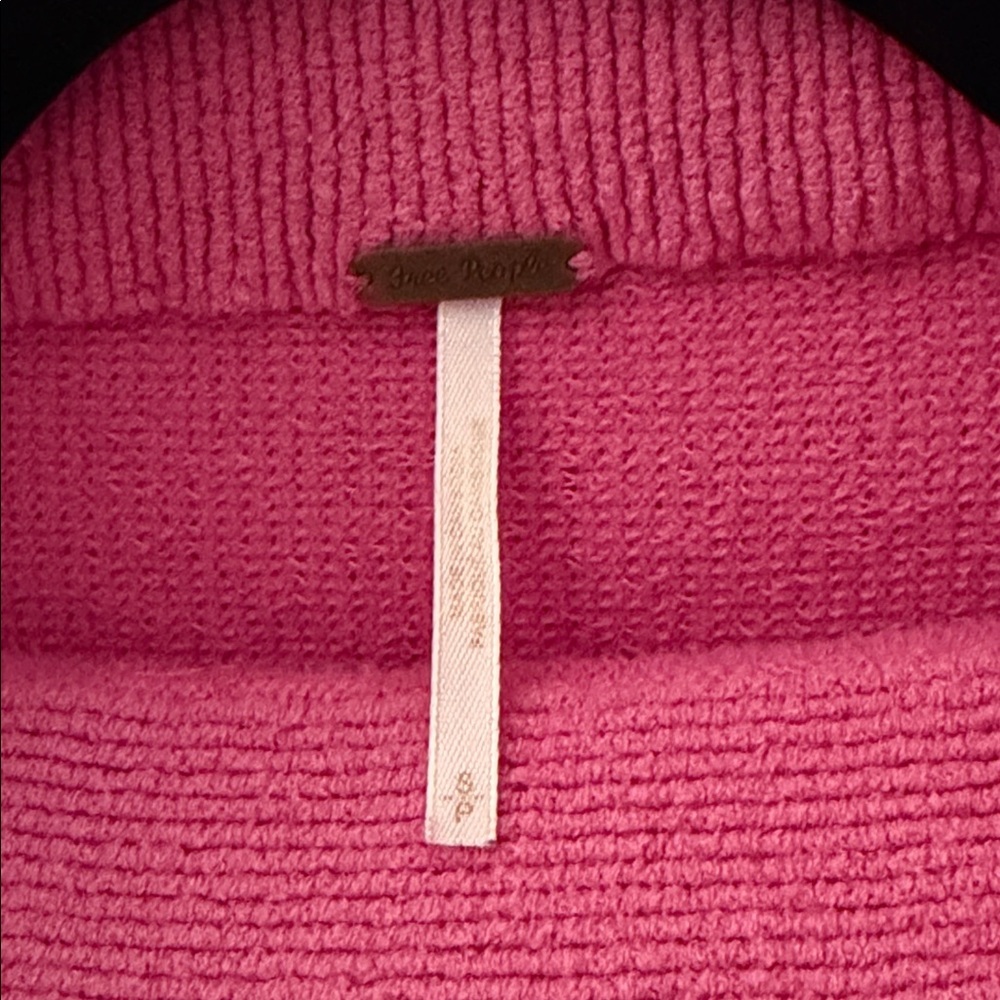 Free People Pink Slouchy Ottoman small - Picture 2 of 6